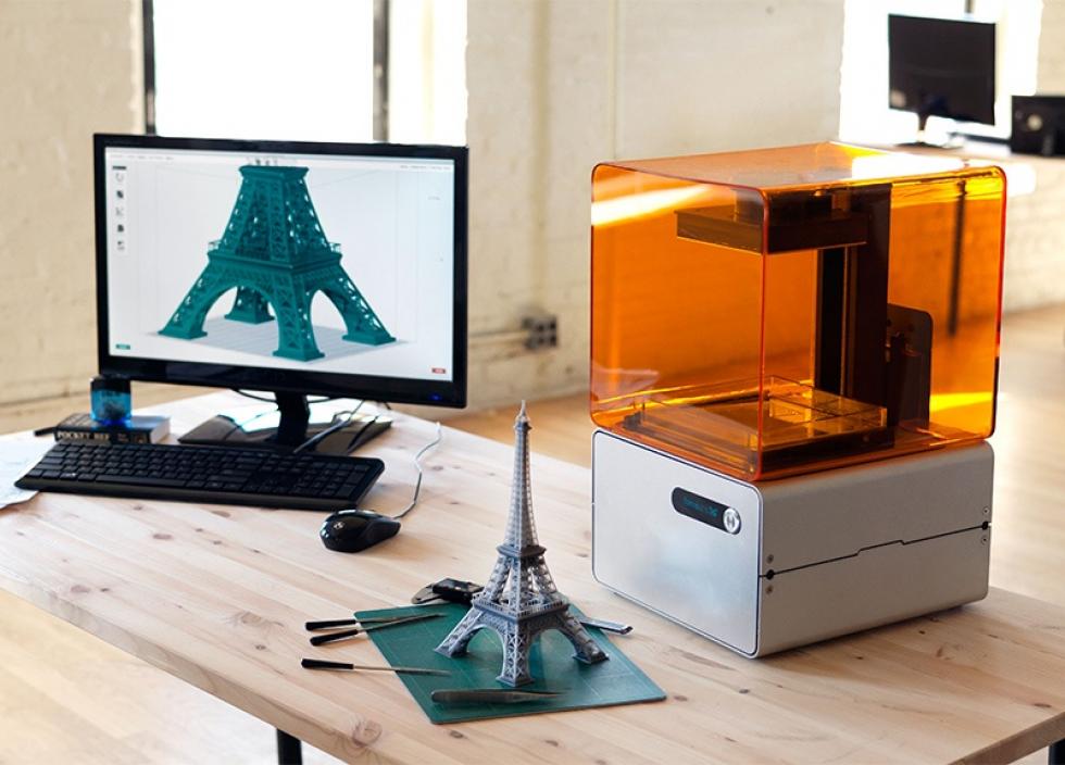 impressão 3D torre eifel